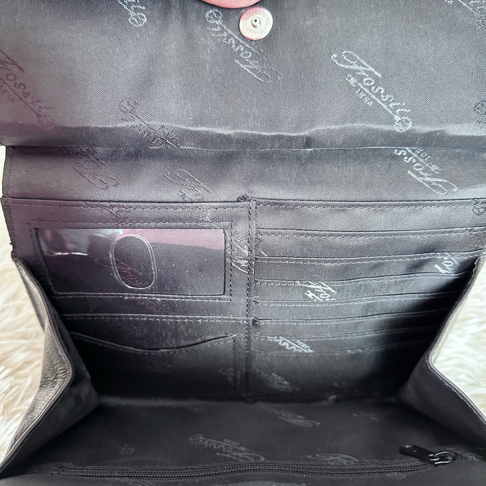 Fossil Navy Blue Leather Crossbody Bag - Picture 5 of 10